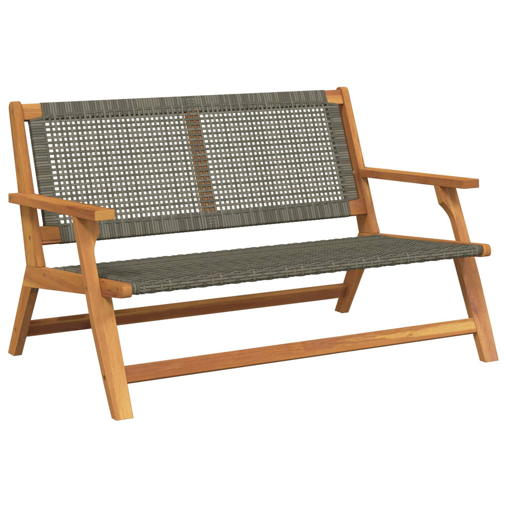 gartenmöbel Grau 122 x 78 x 73 cm Massivholz Akazie