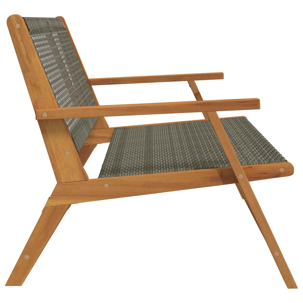 gartenmöbel Grau 122 x 78 x 73 cm Massivholz Akazie