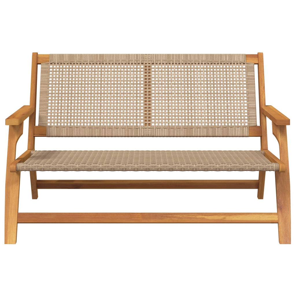 gartenmöbel Beige 122 x 78 x 73 cm Massivholz Akazie