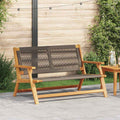 gartenmöbel Grau 122 x 76 x 73 cm Massivholz Akazie