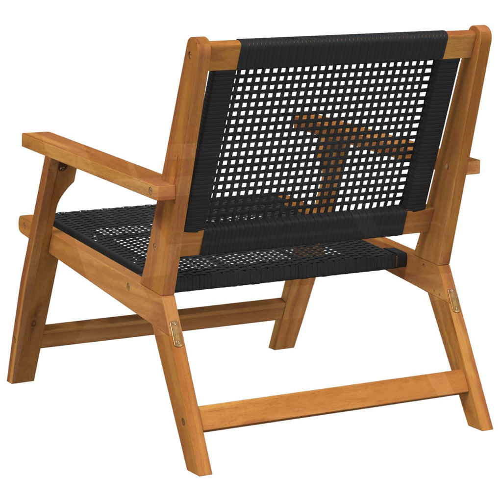 gartenmöbel 2 pcs Schwarz 67 x 78 x 73 cm Massivholz Akazie