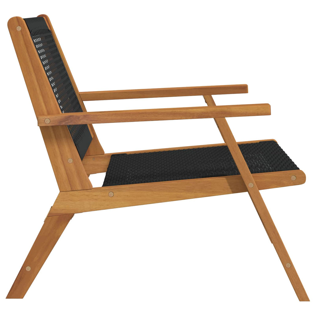 gartenmöbel 2 pcs Schwarz 67 x 78 x 73 cm Massivholz Akazie