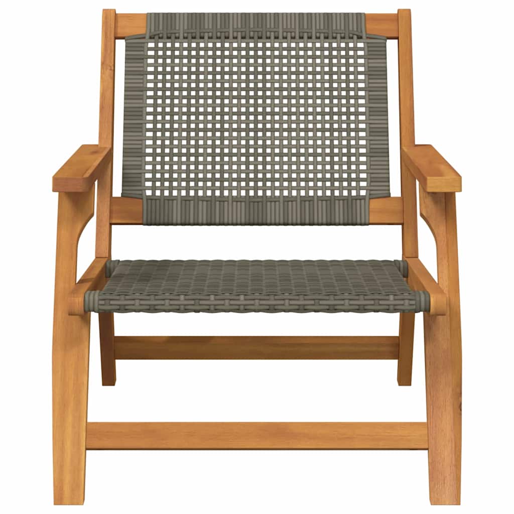 gartenmöbel 2 pcs Grau 67 x 78 x 73 cm Massivholz Akazie
