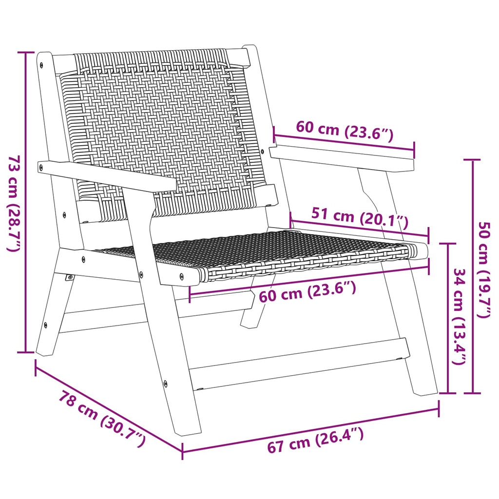 gartenmöbel 2 pcs Grau 67 x 78 x 73 cm Massivholz Akazie
