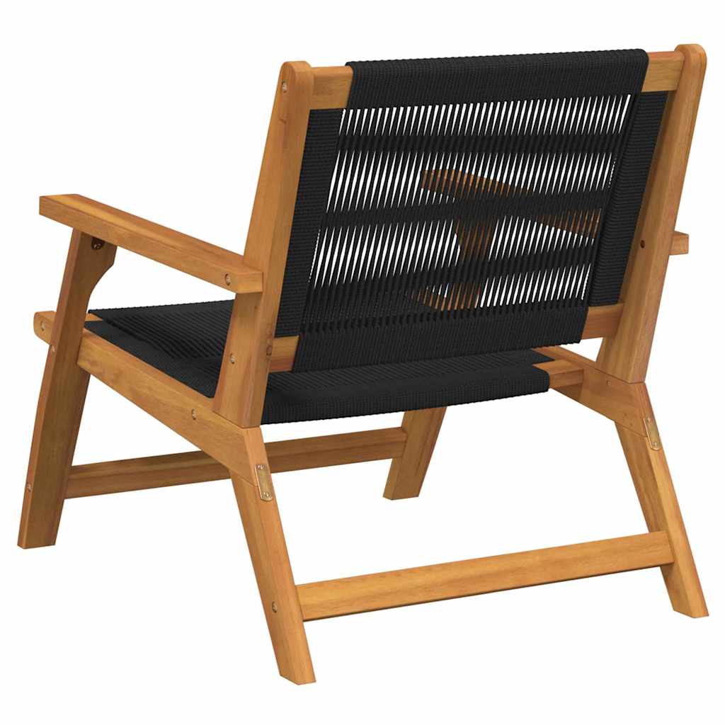 gartenmöbel 2 pcs Schwarz 67 x 76 x 73 cm Massivholz Akazie