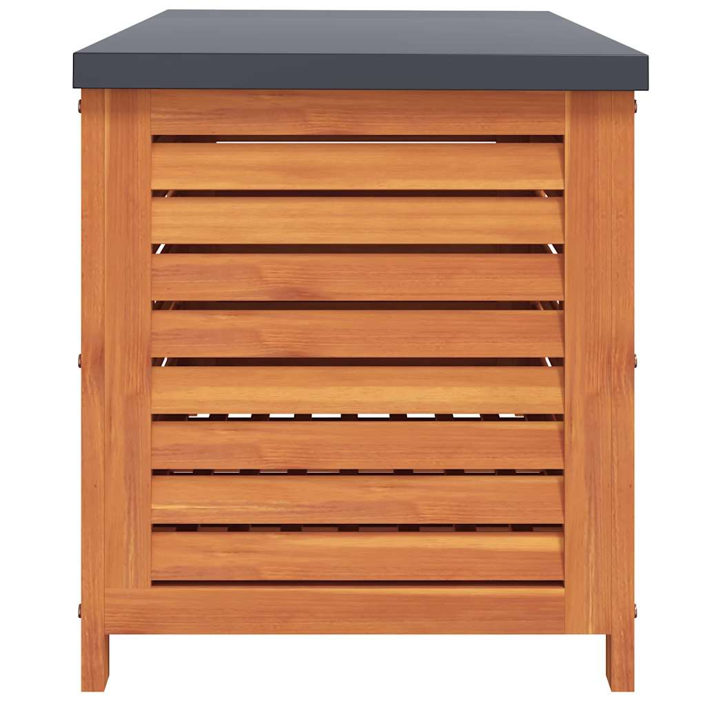 Gartenbox 90x48x55 cm Massivholz Eukalyptus