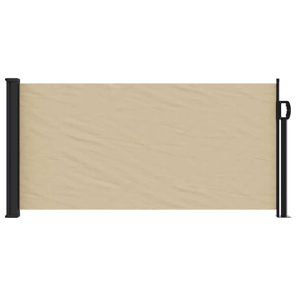 Seitenmarkise Ausziehbar Beige 100x300 cm