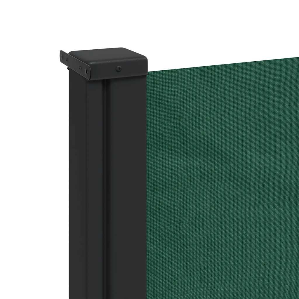 Seitenmarkise Ausziehbar Dunkelgrün 117x300 cm