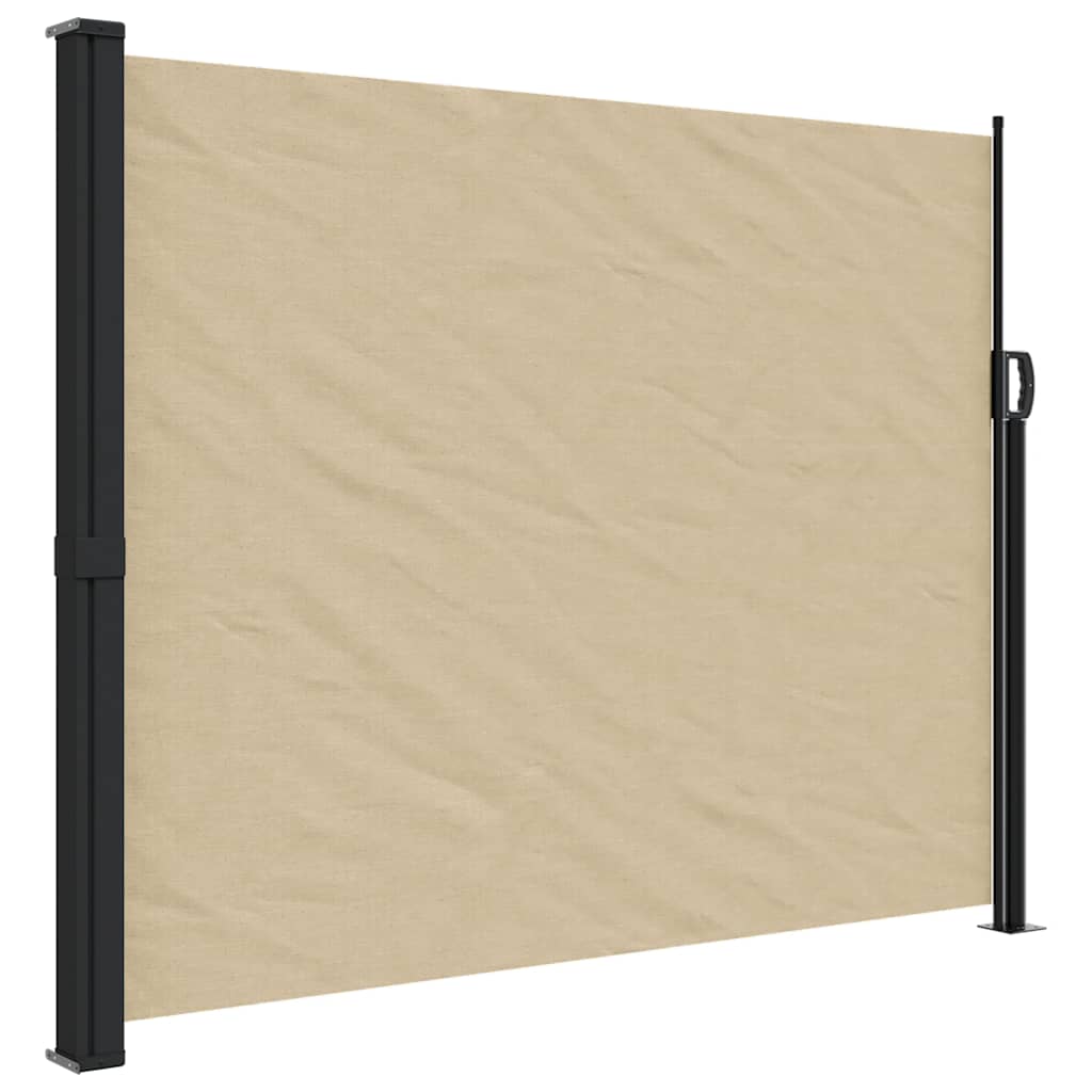 Seitenmarkise Ausziehbar Beige 160x300 cm