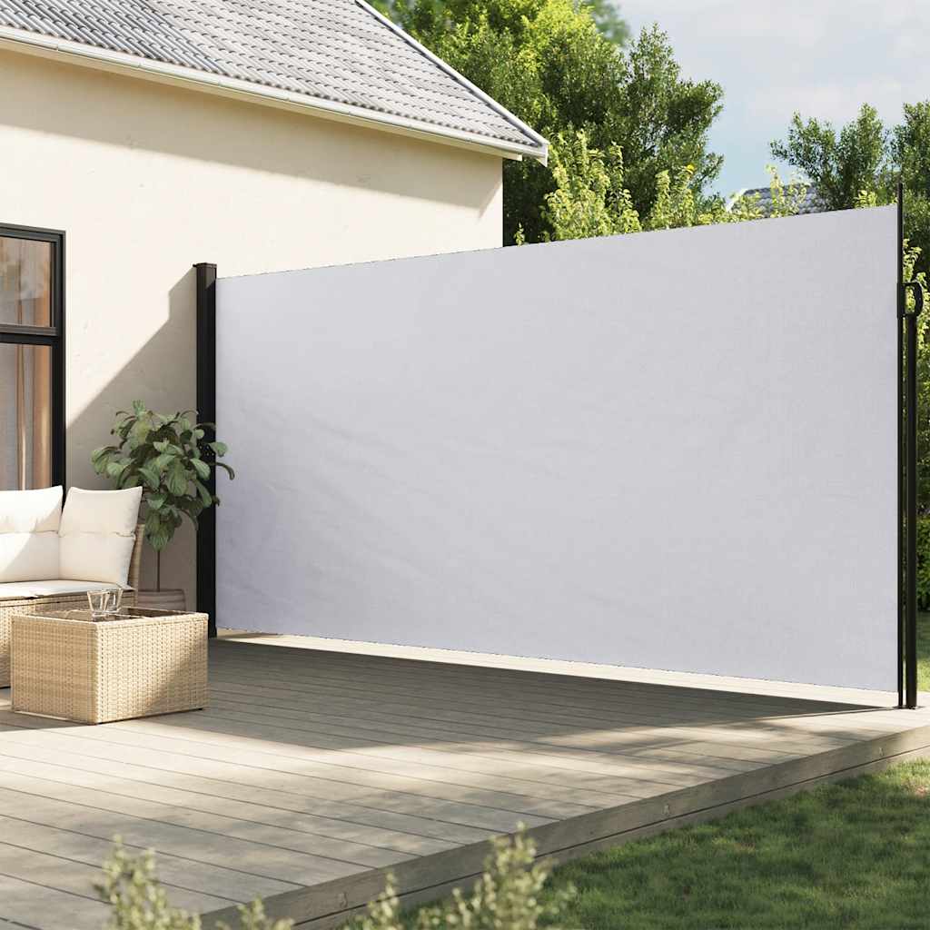 Seitenmarkise Ausziehbar Weiß 220x300 cm