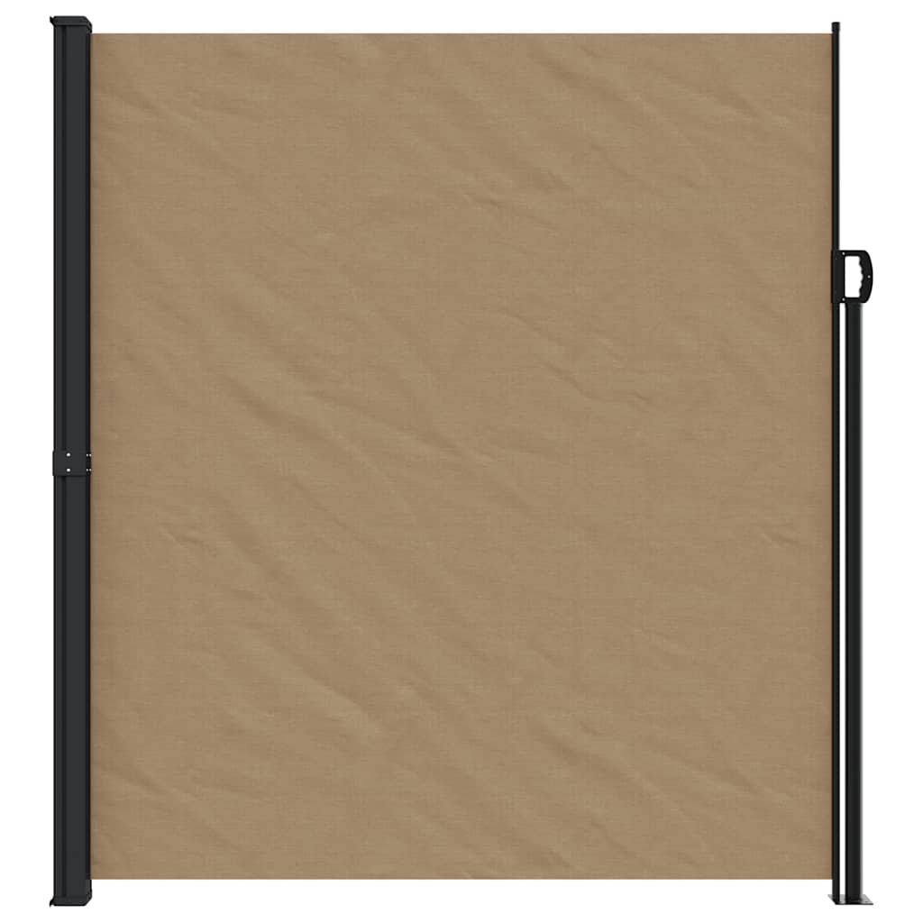 Seitenmarkise Ausziehbar Taupe 220x300 cm
