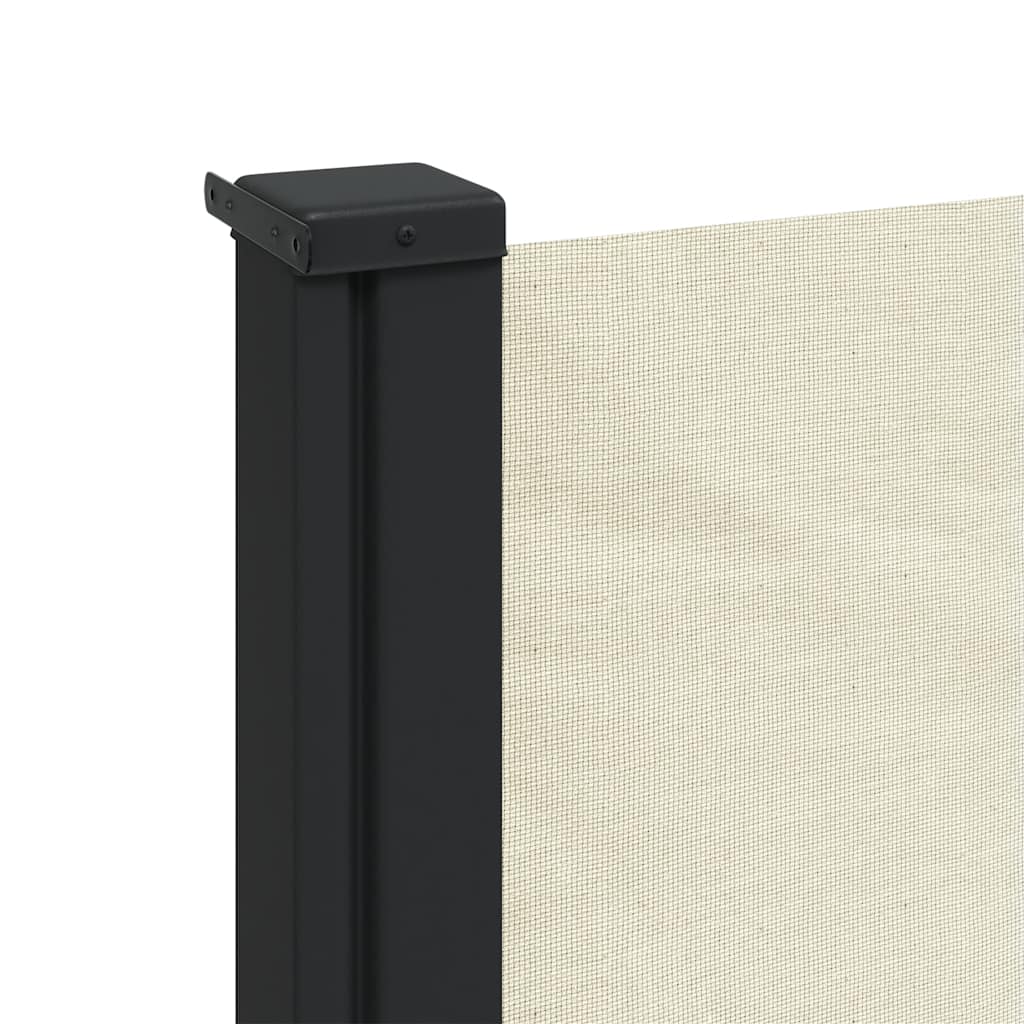 Seitenmarkise Ausziehbar Creme 120x500 cm