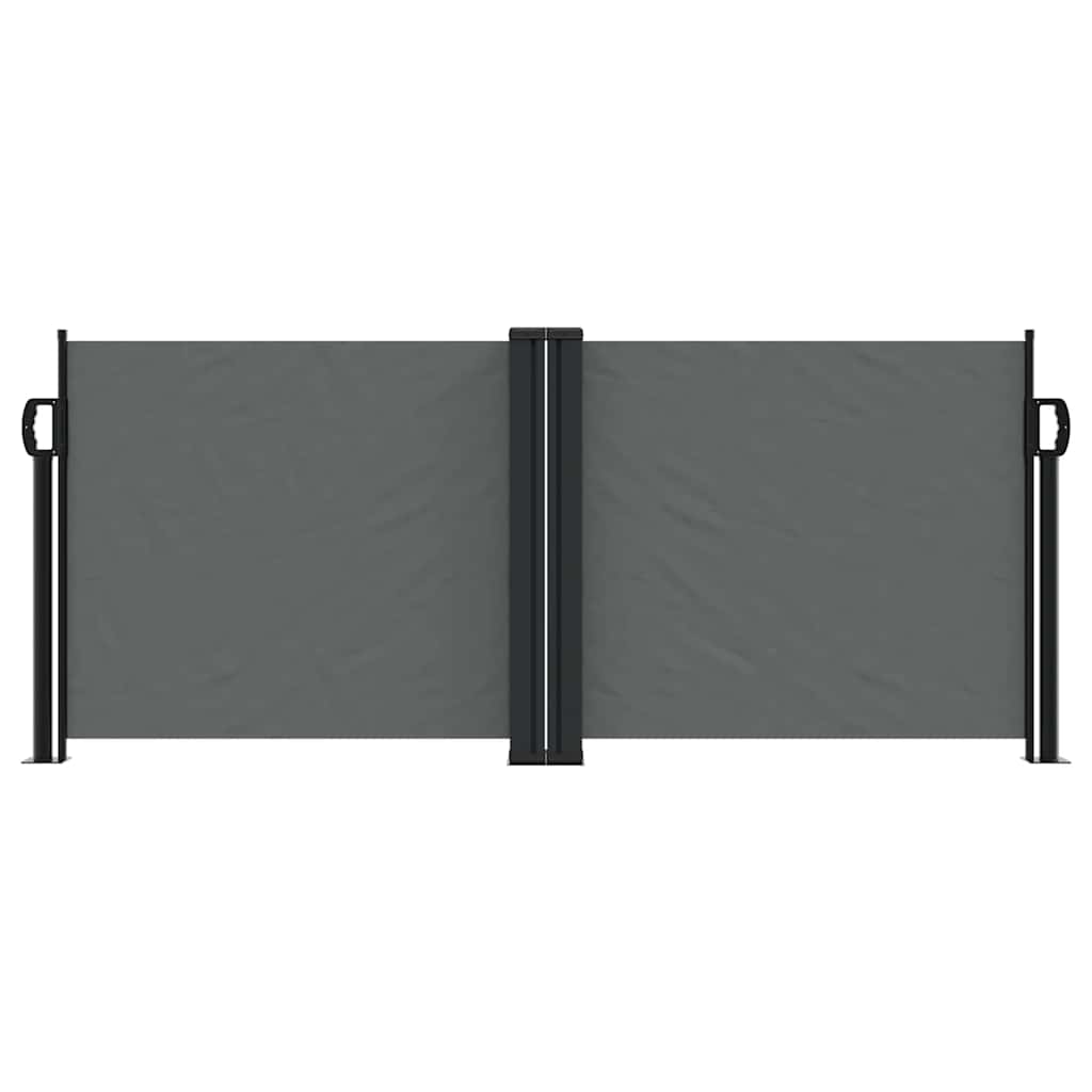 Seitenmarkise Ausziehbar Anthrazit 100x600 cm