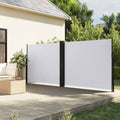 Seitenmarkise Ausziehbar Weiß 160x600 cm
