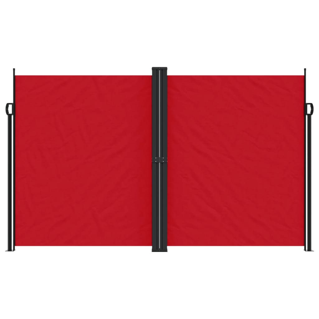 Seitenmarkise Ausziehbar Rot 200x1000 cm
