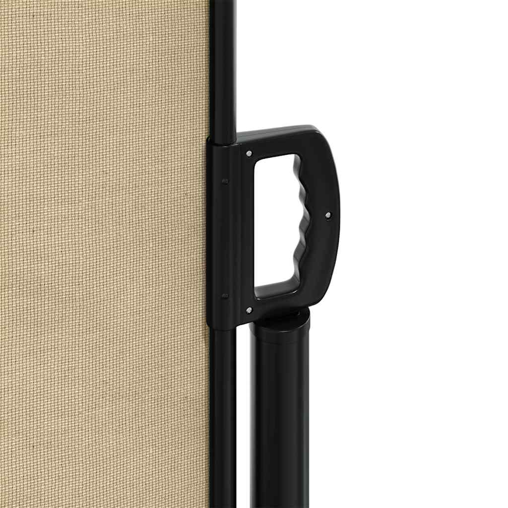 Seitenmarkise Ausziehbar Beige 120x1200 cm