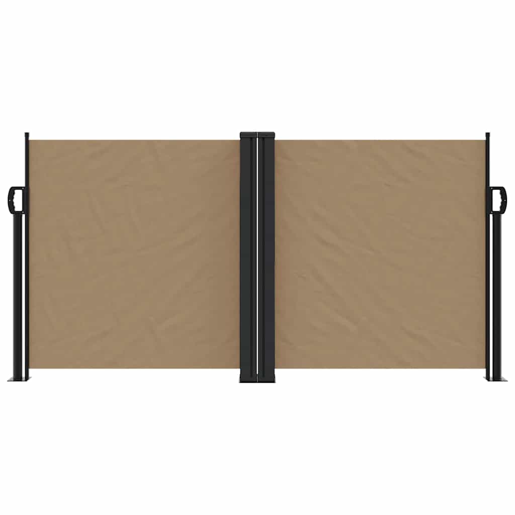 Seitenmarkise Ausziehbar Taupe 120x1200 cm