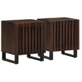 Nachttische 2 Stk. 40x34x46 cm Massivholz Mango