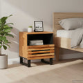 Nachttisch 40x34x46 cm Massivholz Akazie