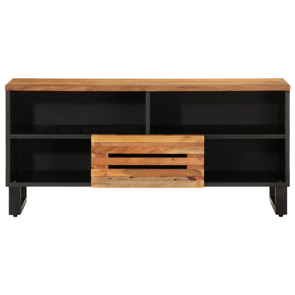 TV-Schrank 100x34x46 cm Massivholz Akazie