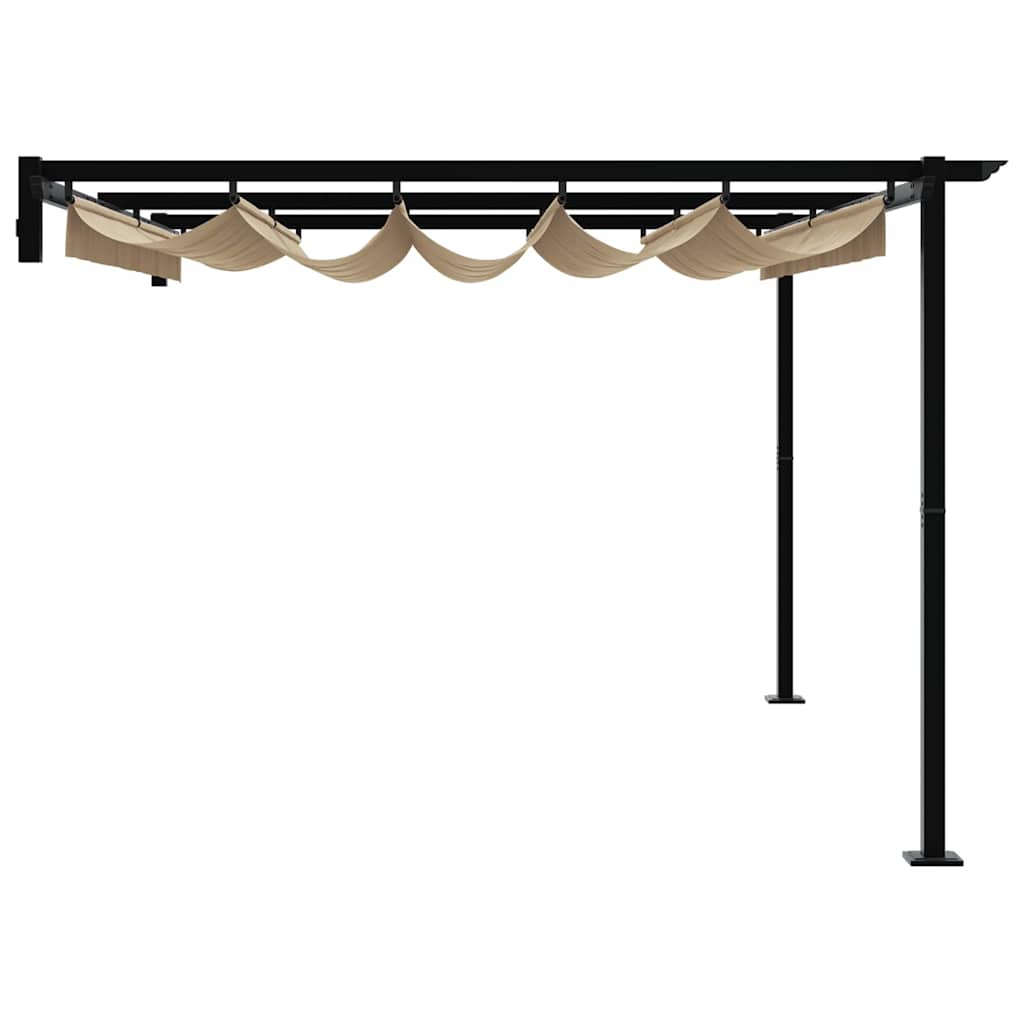 Pavillon 400 x 300 x 200 cm Taupe Polyester