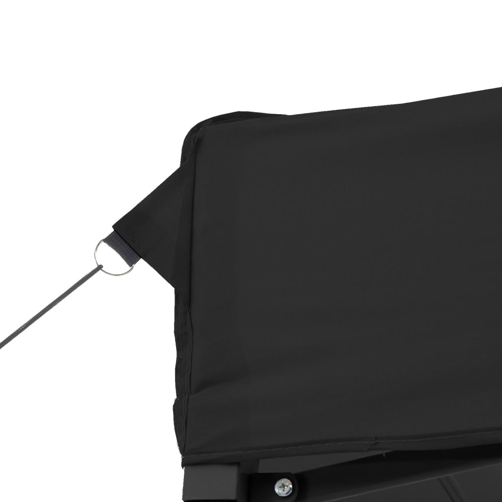 Partyzelt Faltbar Pop-Up Schwarz 292x292x315 cm