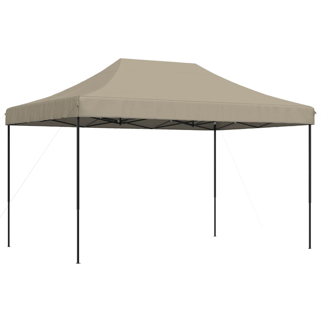 Partyzelt Faltbar Pop-Up Taupe 440x292x315 cm