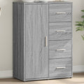 Sideboard Grau Sonoma 60x31x84 cm Holzwerkstoff