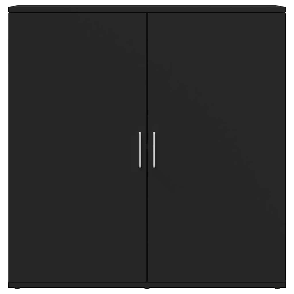 Sideboard Schwarz 79x38x80 cm Holzwerkstoff