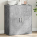 Sideboard Betongrau 79x38x80 cm Holzwerkstoff