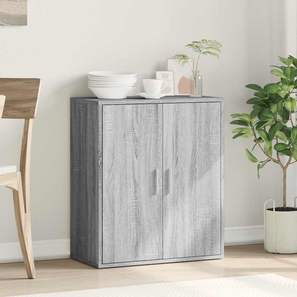 Sideboard Grau Sonoma 79x38x80 cm Holzwerkstoff
