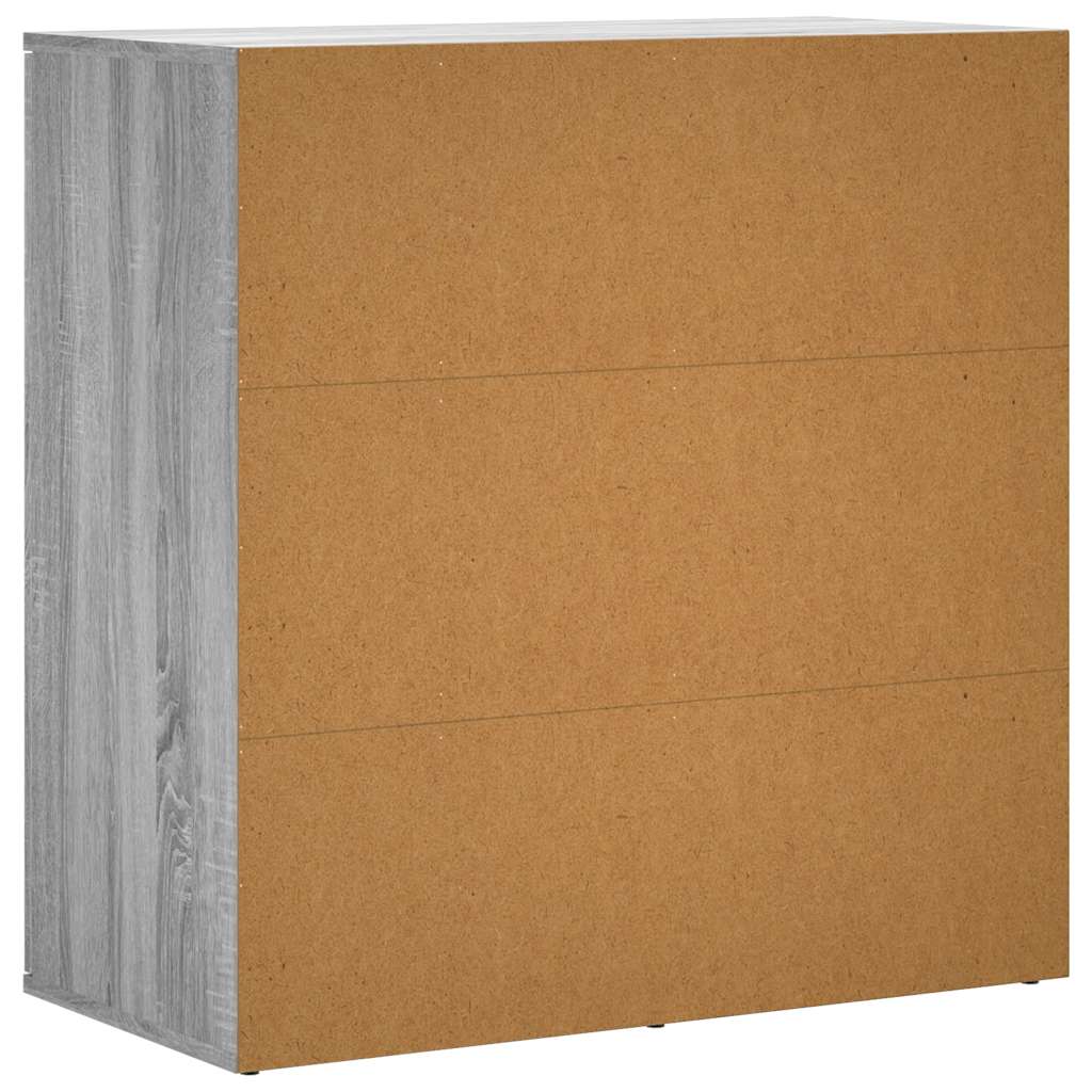 Sideboard Grau Sonoma 79x38x80 cm Holzwerkstoff