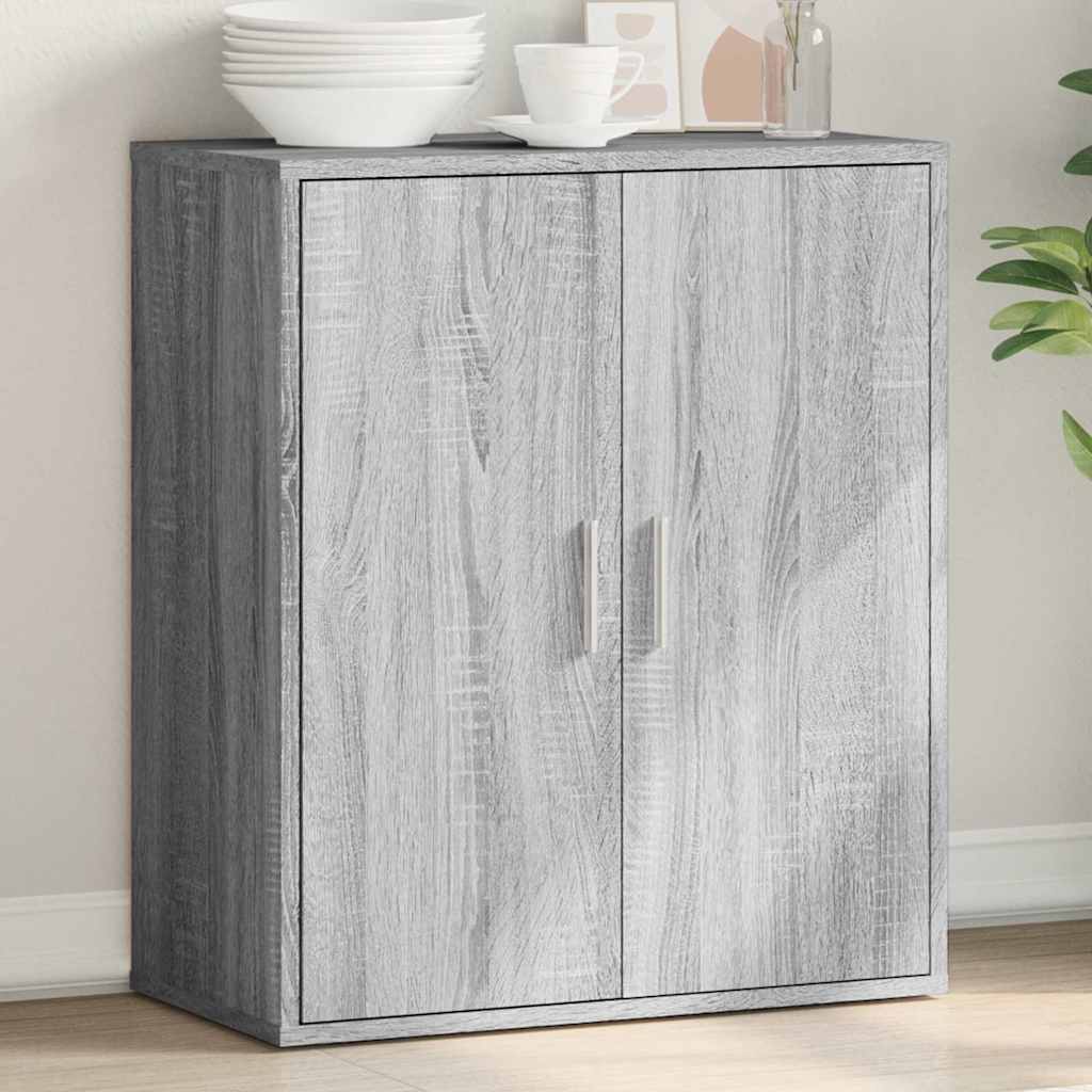 Sideboard Grau Sonoma 79x38x80 cm Holzwerkstoff