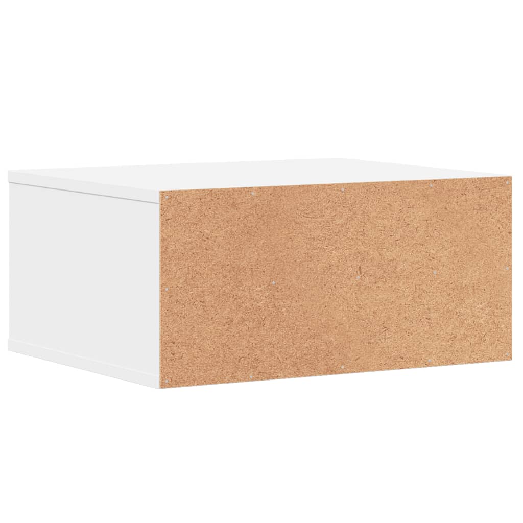Druckerständer Weiß 49x40x22,5 cm Holzwerkstoff