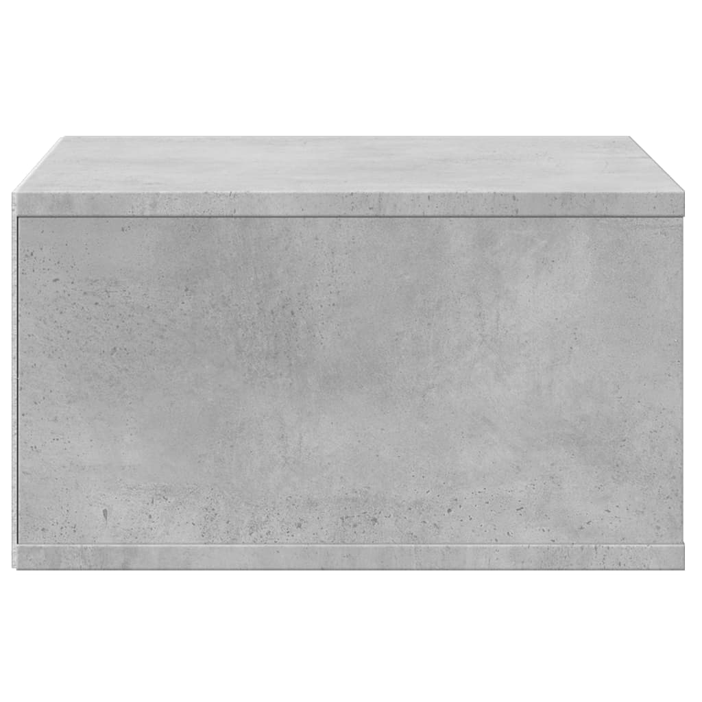 Druckerständer Betongrau 49x40x22,5 cm Holzwerkstoff