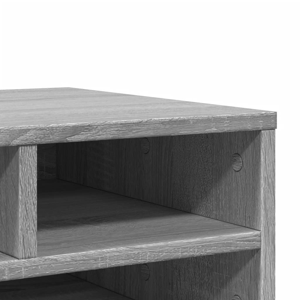 Druckerständer Grau Sonoma 49x40x22,5 cm Holzwerkstoff