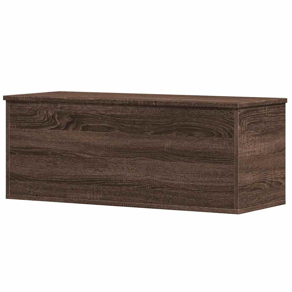 Truhe Braun Eichen-Optik 90x35x35 cm Holzwerkstoff