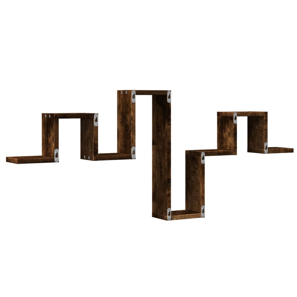 Wandregal Räuchereiche 104,5x10x43 cm Holzwerkstoff