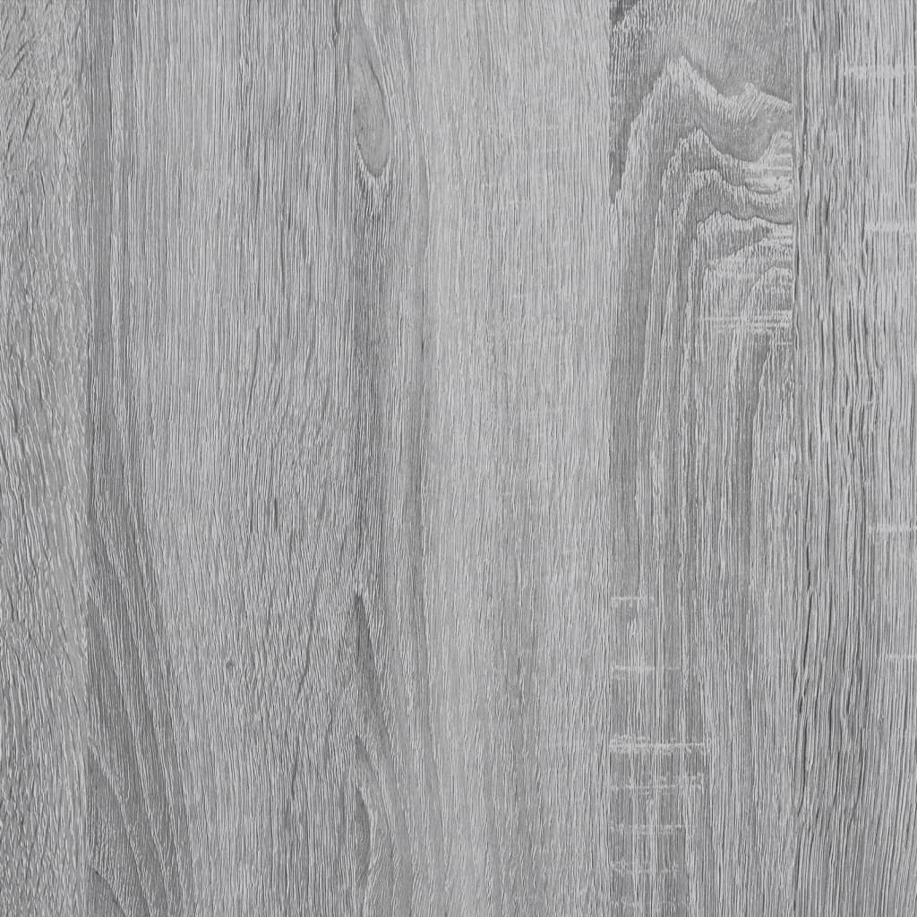 Wandregal Grau Sonoma 104,5x10x43 cm Holzwerkstoff