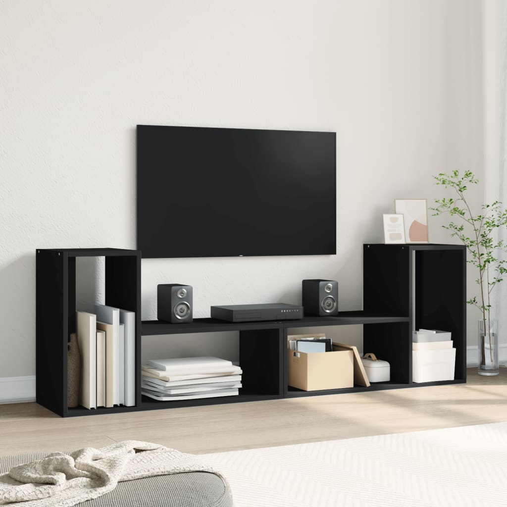 TV-Schränk Schwarz