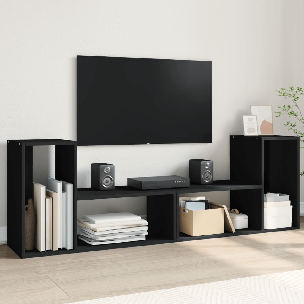 TV-Schränk Schwarz