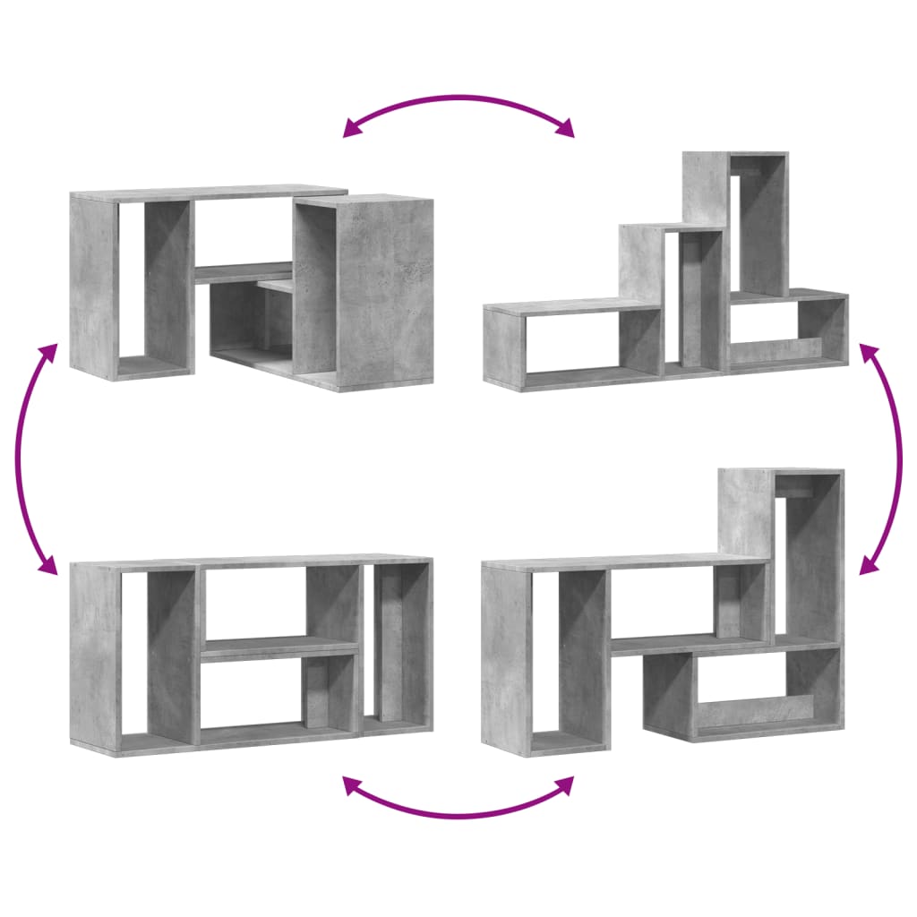 TV-Schränk Betongrau