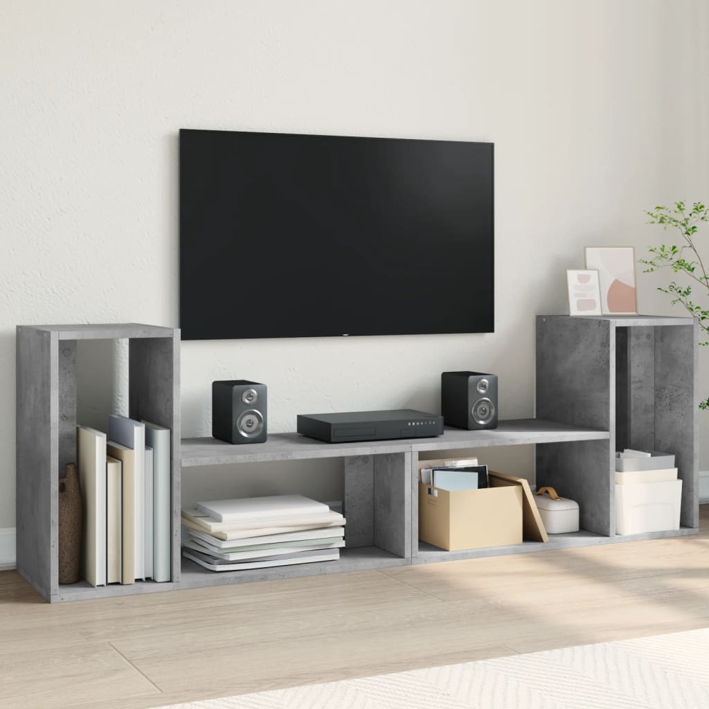 TV-Schränk Betongrau