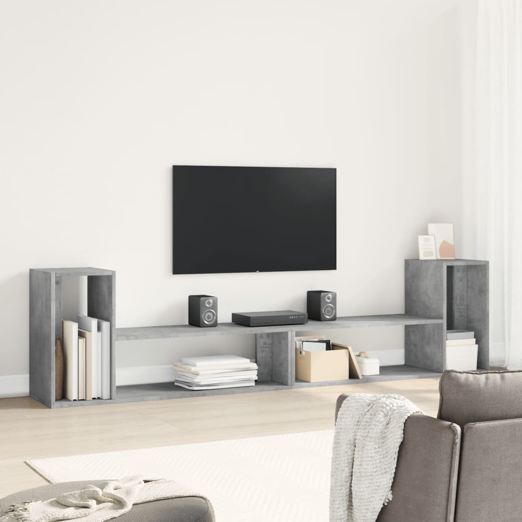 TV-Schränk Betongrau