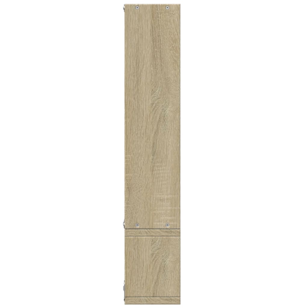 Wandregal Sonoma-Eiche 96x12x64 cm Holzwerkstoff