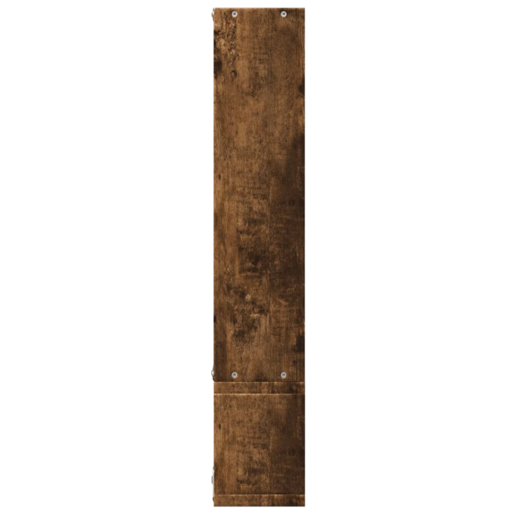 Wandregal Räuchereiche 96x12x64 cm Holzwerkstoff