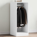 Kleiderschrank Weiß 48x41x102 cm Holzwerkstoff