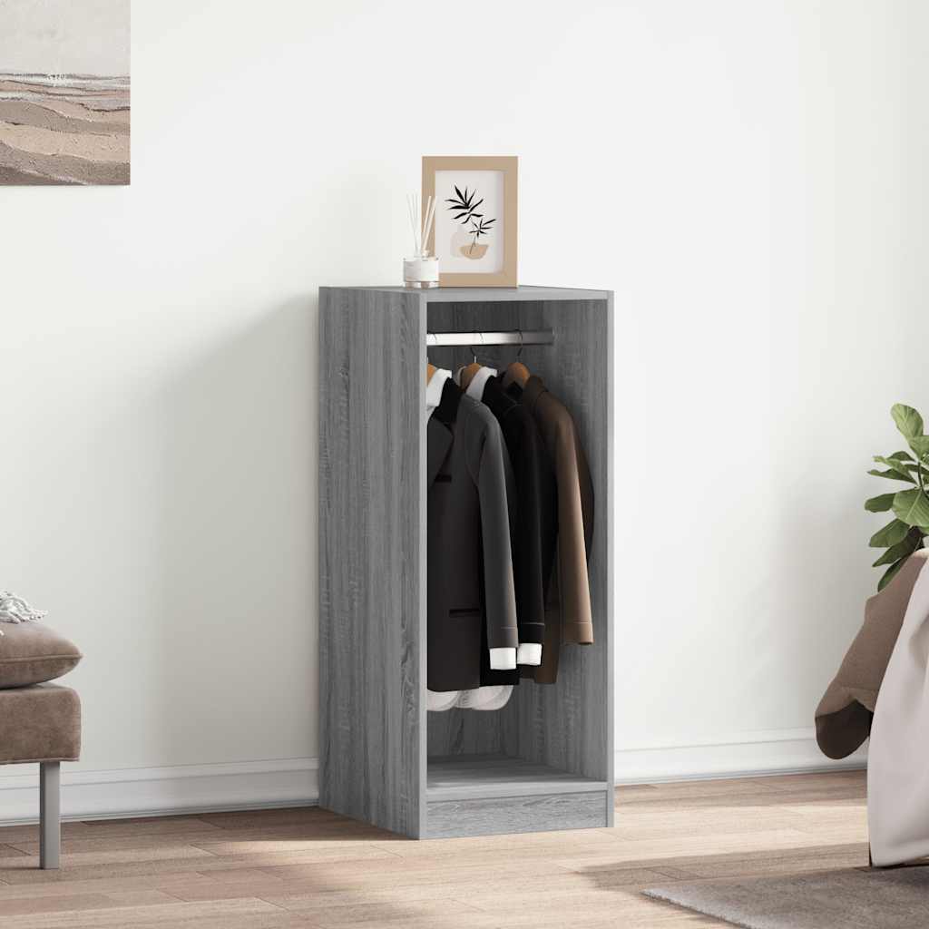 Kleiderschrank Grau Sonoma 48x41x102 cm Holzwerkstoff