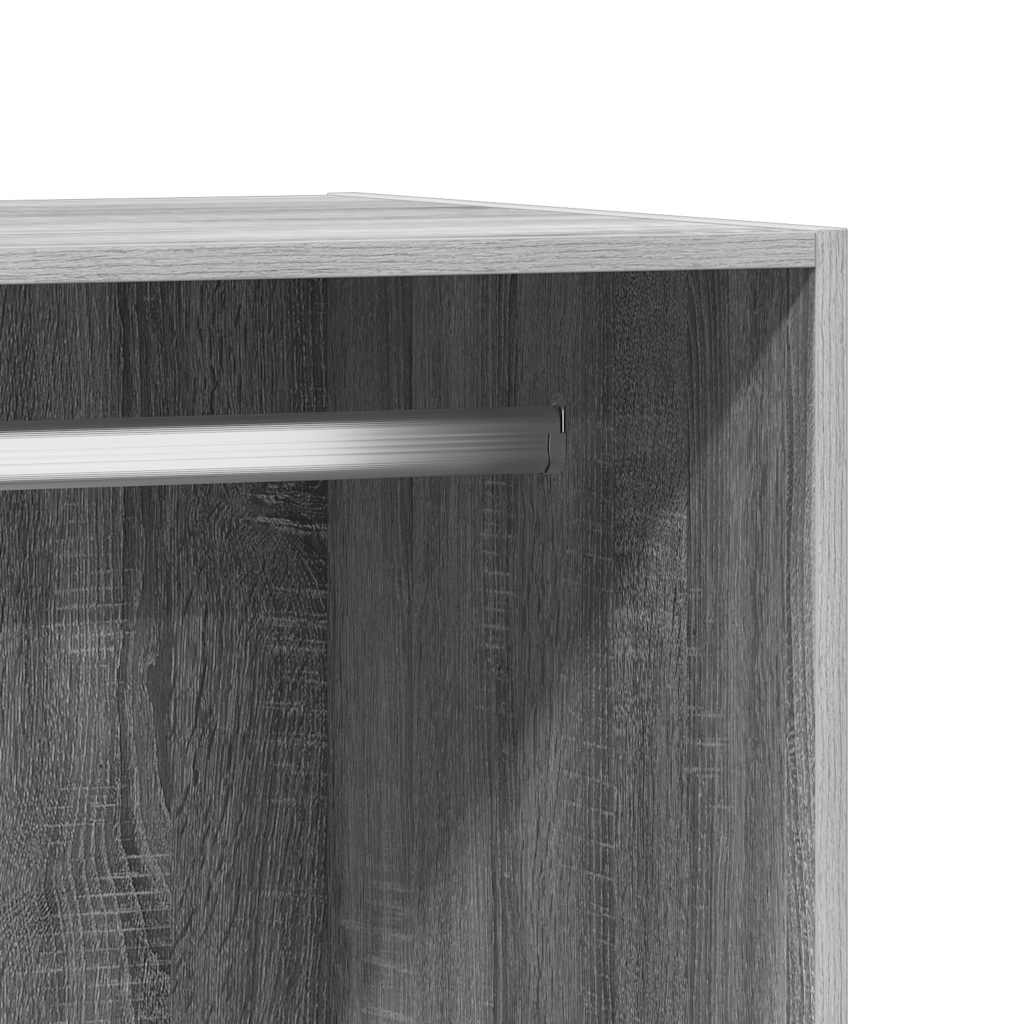 Kleiderschrank Grau Sonoma 48x41x102 cm Holzwerkstoff