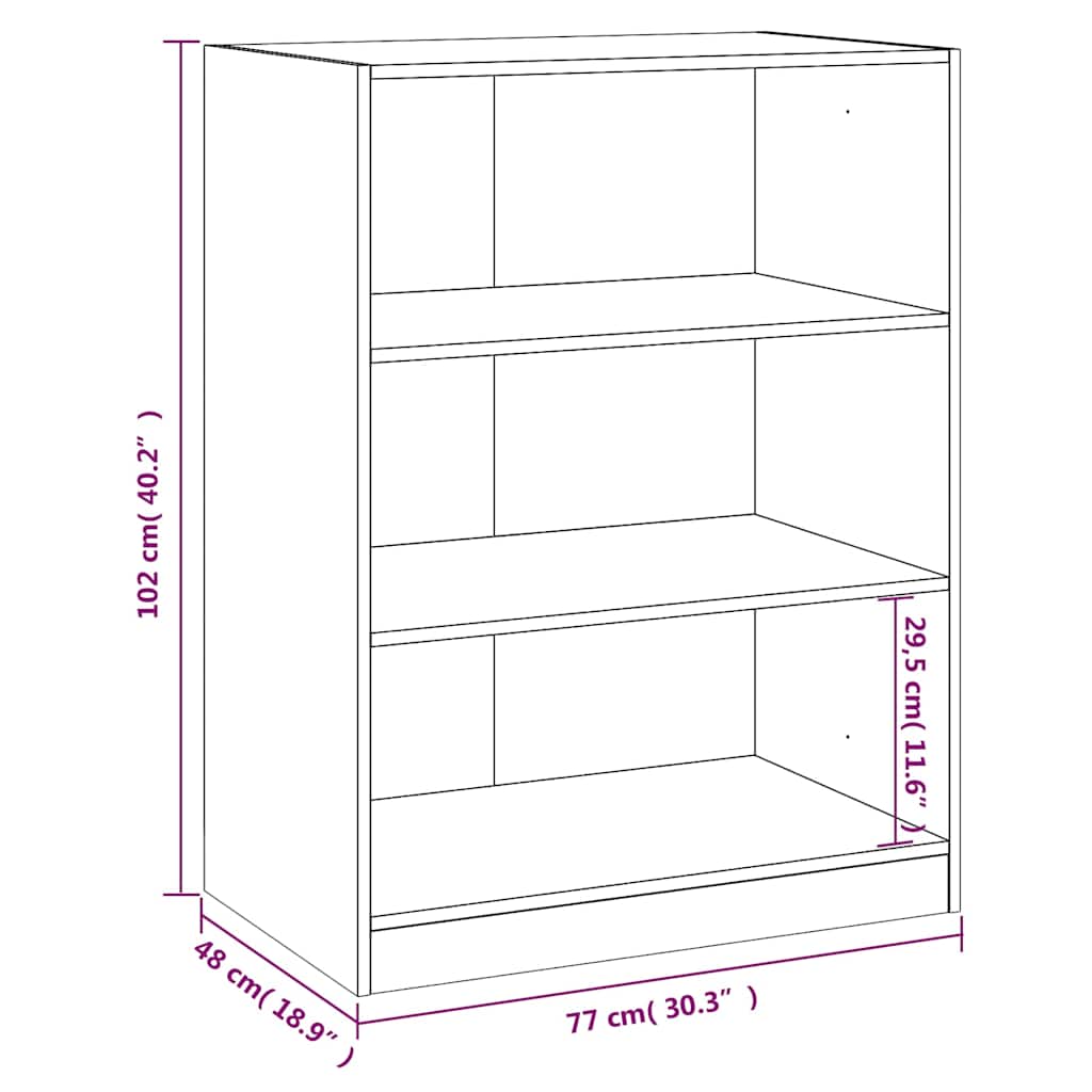 Kleiderschrank Schwarz 77x48x102 cm Holzwerkstoff